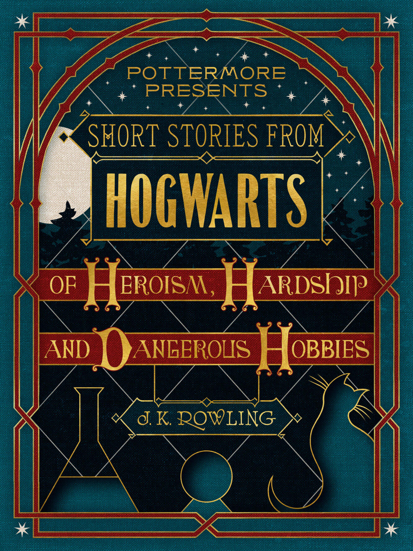 The cover of Pottermore Presents eBook, Short Stories from Hogwarts of Heroism, Hardship and Dangerous Hobbies.