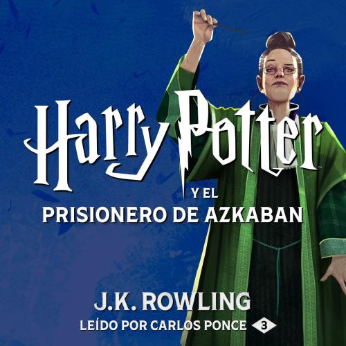Spanish US Harry Potter 3 Audiobook Cover
