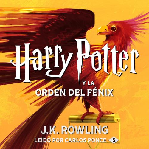 Spanish US Harry Potter 5 Audiobook Cover