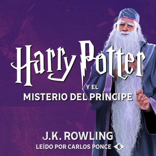 Spanish US Harry Potter 6 Audiobook Cover