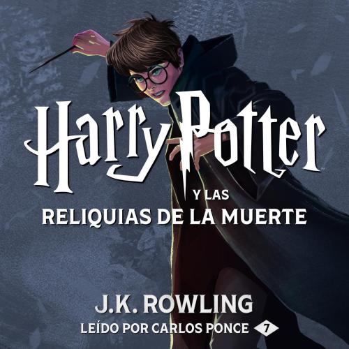 Spanish US Harry Potter 7 Audiobook Cover